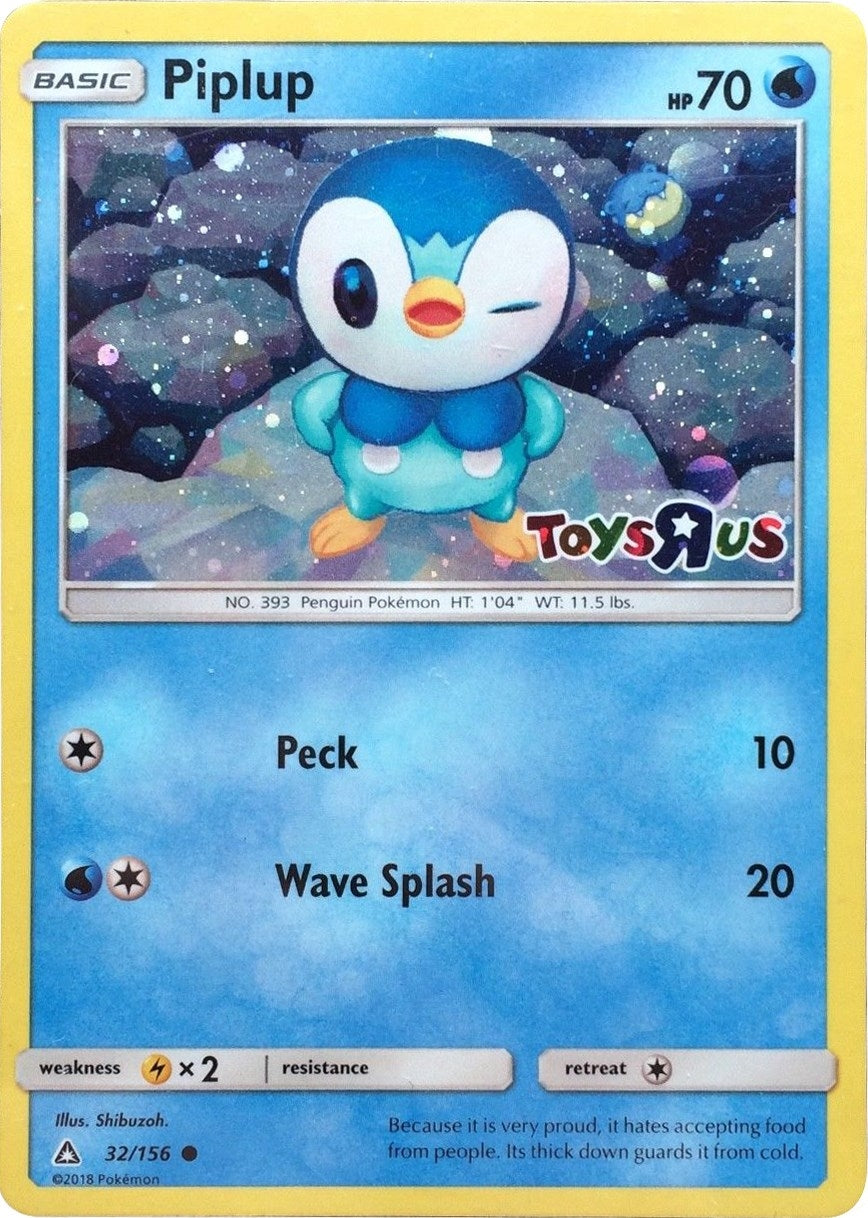 Image for Piplup - 32/156 (Toys R Us) (032/156) (Miscellaneous Cards & Products) - Pokemon