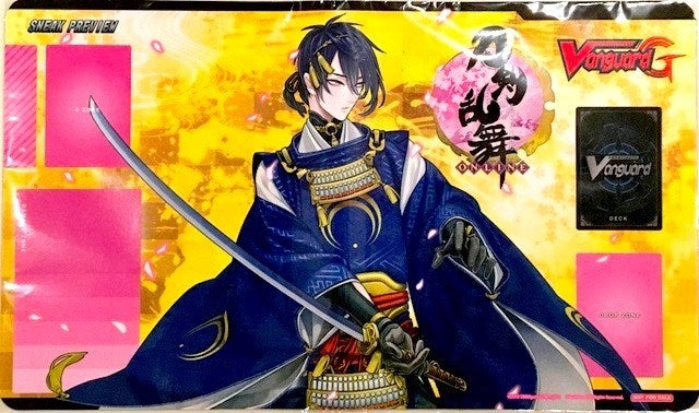 Cardfight!! Vanguard Sneak Preview Playmat - Touken Ranbu: Mikazuki Munechika - Playmats Sealed