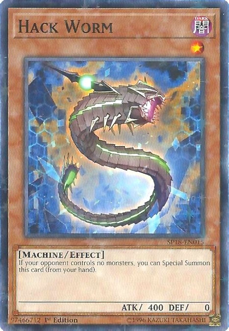 Hack Worm (Starfoil) (18015) (SPV) - YuGiOh Single