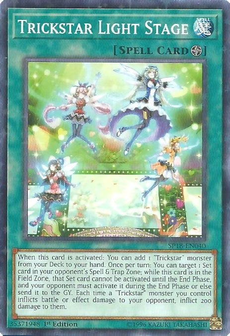 Trickstar Light Stage (Starfoil) (18040) (SPV) - YuGiOh Single