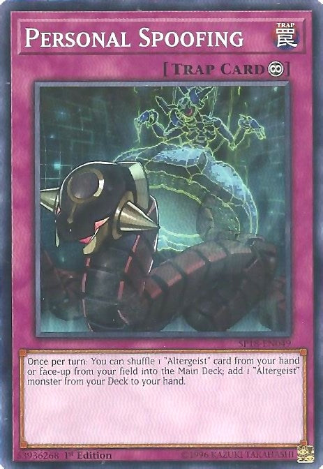 Personal Spoofing (18049) (SPV) - YuGiOh Single