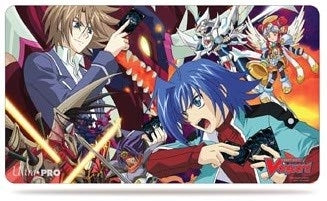 Dragonic Overlord Kai vs Aichi Playmat for Cardfight!! Vanguard - Playmats Sealed