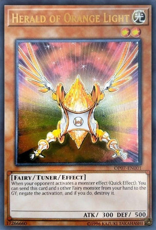 Herald of Orange Light (UTR) (7001) (OP07) - YuGiOh Single