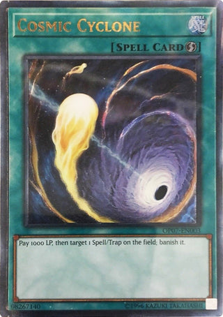 Cosmic Cyclone (UTR) (7003) (OP07) - YuGiOh Single