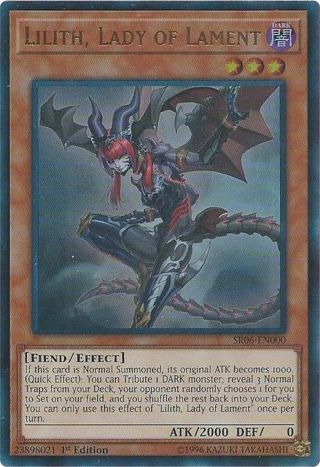Lilith Lady of Lament (6000) (SR06) - YuGiOh Single