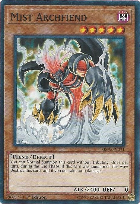 Mist Archfiend (6011) (SR06) - YuGiOh Single