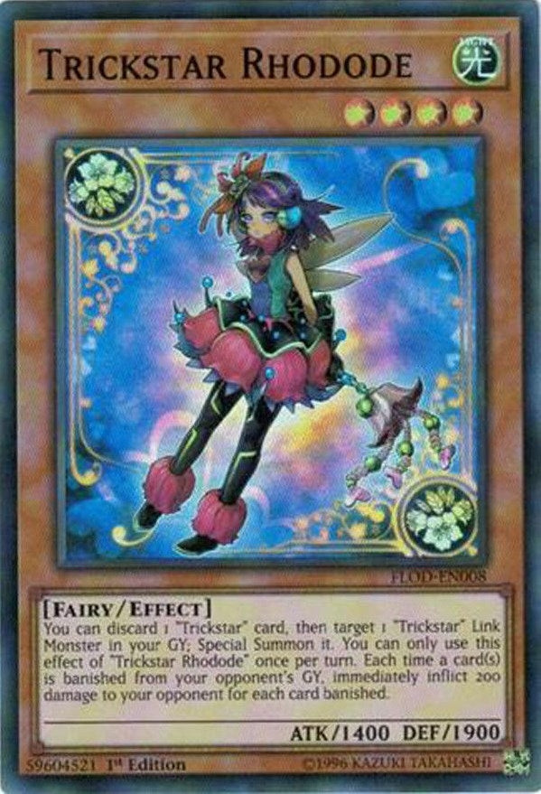 Trickstar Rhodode (8) (FLOD) - YuGiOh Single