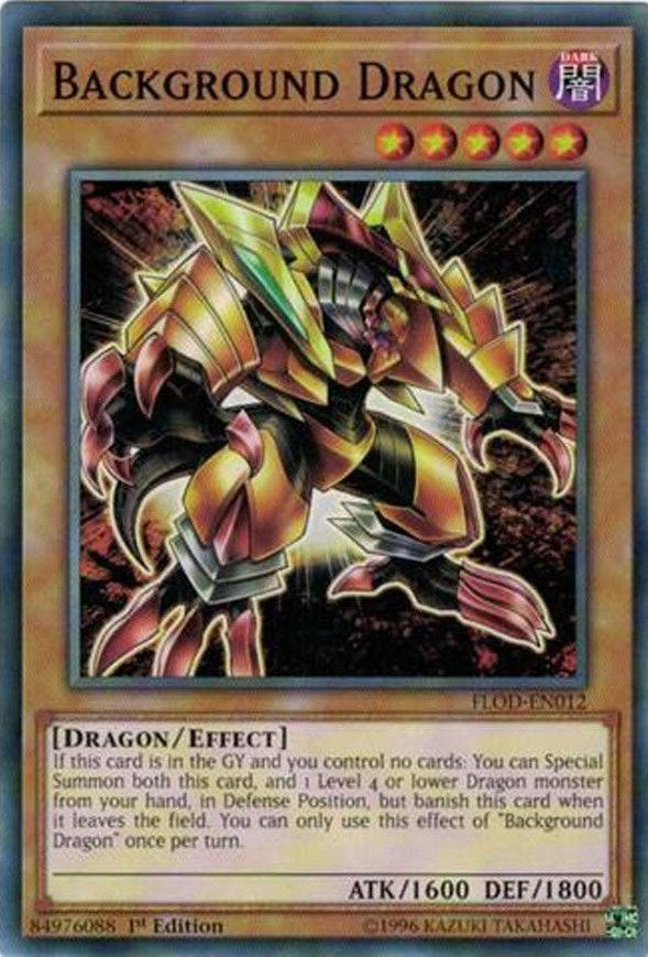 Background Dragon (12) (FLOD) - YuGiOh Single