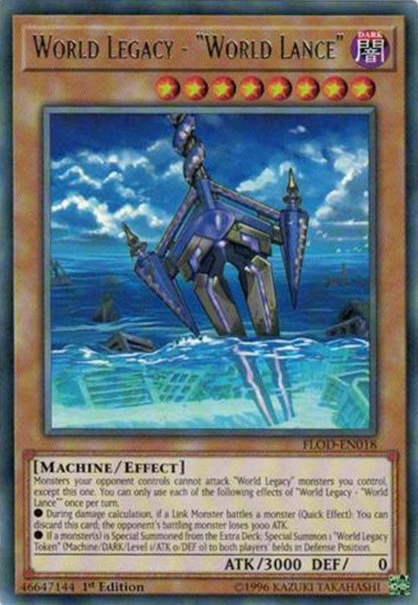 World Legacy - ’World Lance’ (18) (FLOD) - YuGiOh Single
