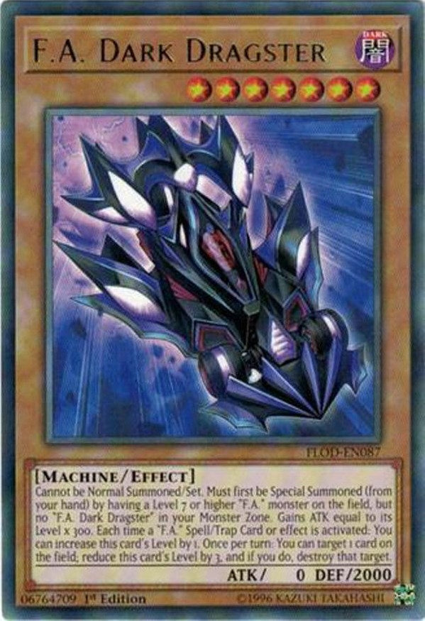 F.A. Dark Dragster (87) (FLOD) - YuGiOh Single