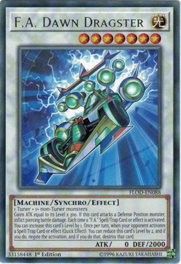 F.A. Dawn Dragster (88) (FLOD) - YuGiOh Single
