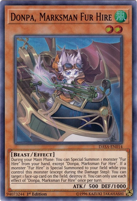 Donpa Marksman Fur Hire (14) (DASA) - YuGiOh Single