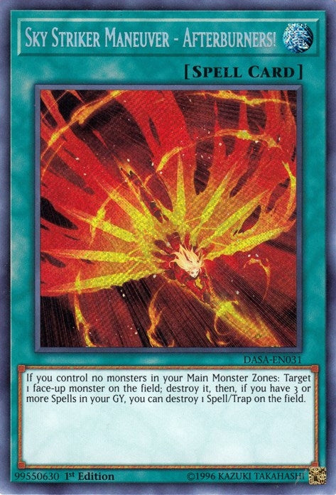 Sky Striker Maneuver - Afterburners! (31) (DASA) - YuGiOh Single