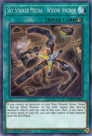 Sky Striker Mecha - Widow Anchor (34) (DASA) - YuGiOh Single