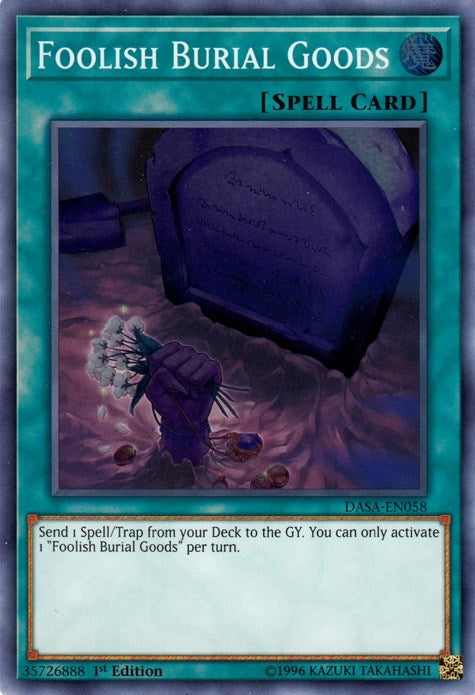 Foolish Burial Goods (58) (DASA) - YuGiOh Single
