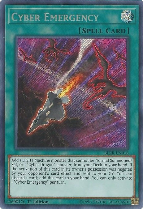 Cyber Emergency (16) (BLRR) - YuGiOh Single