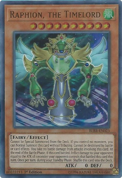 Raphion the Timelord (23) (BLRR) - YuGiOh Single