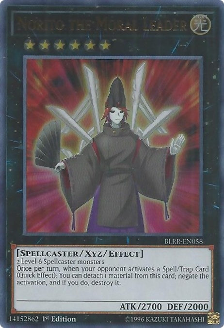 Norito the Moral Leader (58) (BLRR) - YuGiOh Single