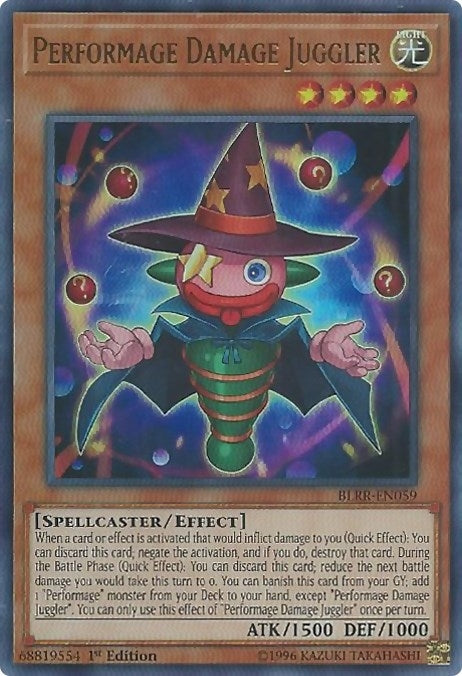 Performage Damage Juggler (59) (BLRR) - YuGiOh Single
