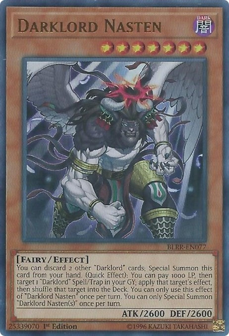 Darklord Nasten (77) (BLRR) - YuGiOh Single
