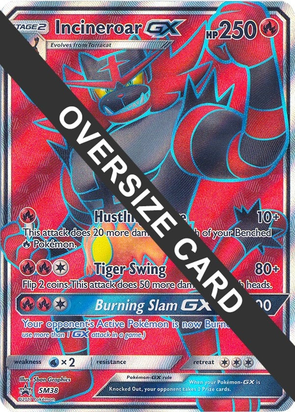 Image for Incineroar GX - SM38 (SM Black Star Promo) (SM38) (Jumbo Cards) - Pokemon