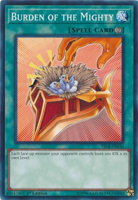 Burden of the Mighty (18030) (YS18) - YuGiOh Single