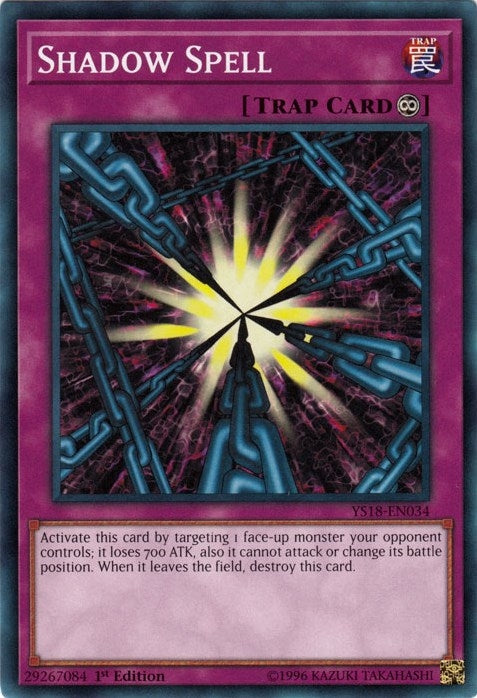 Shadow Spell (18034) (YS18) - YuGiOh Single