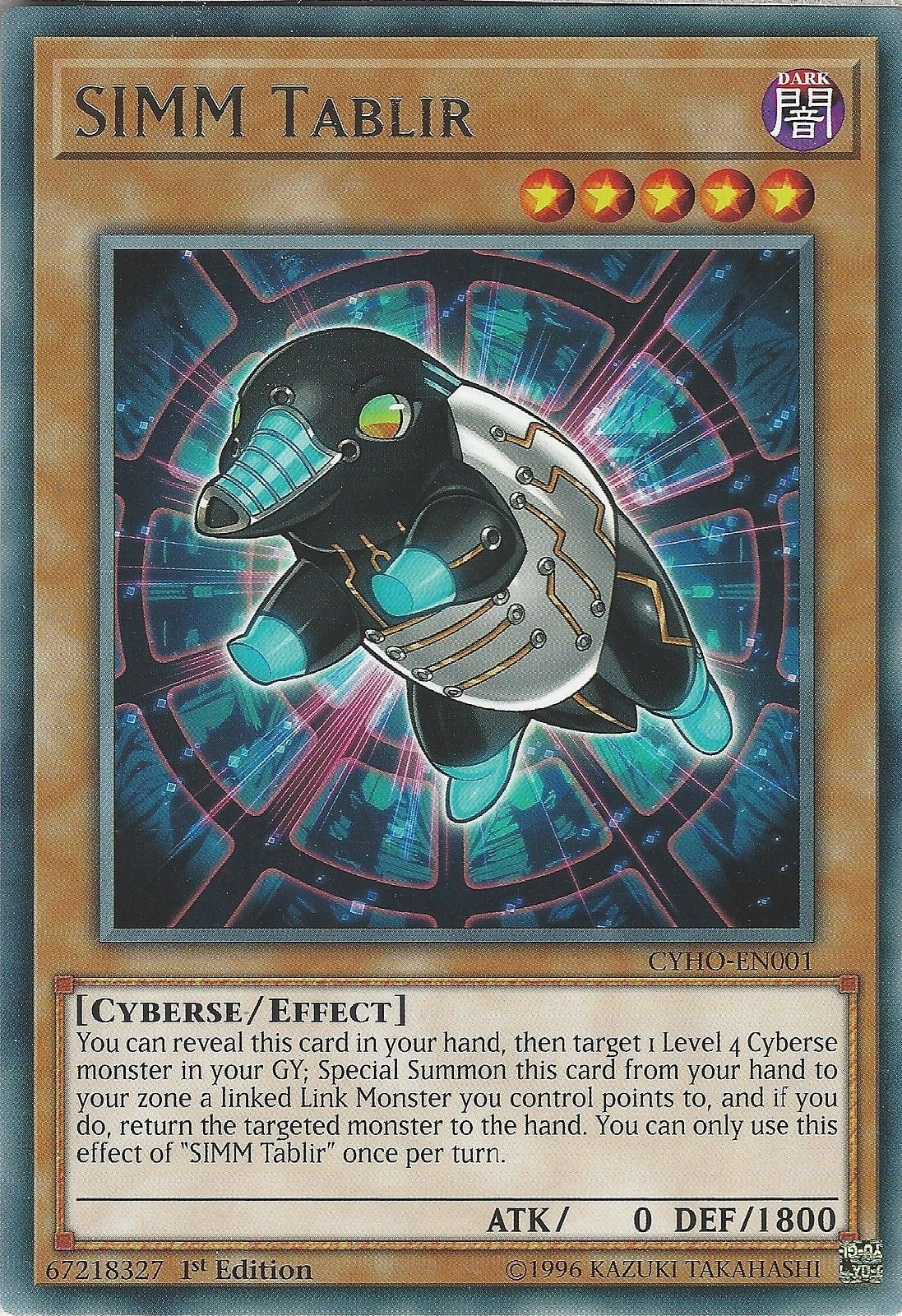 SIMM Tablir (1) (CYHO) - YuGiOh Single
