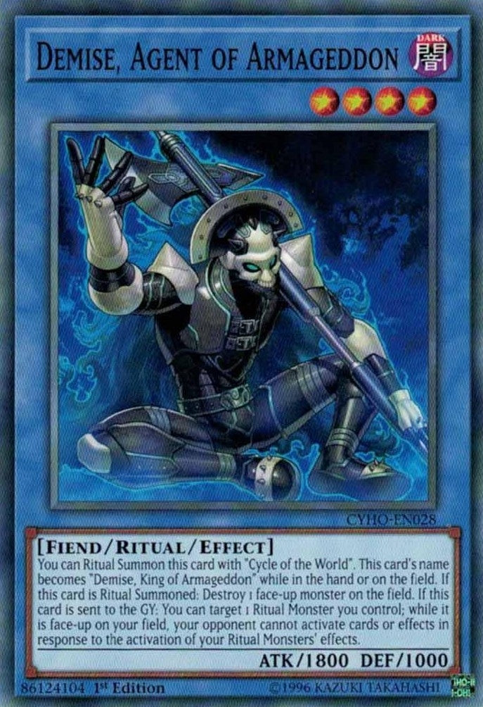 Demise Agent of Armageddon (28) (CYHO) - YuGiOh Single