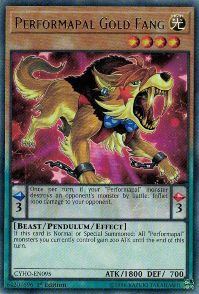 Performapal Gold Fang (95) (CYHO) - YuGiOh Single