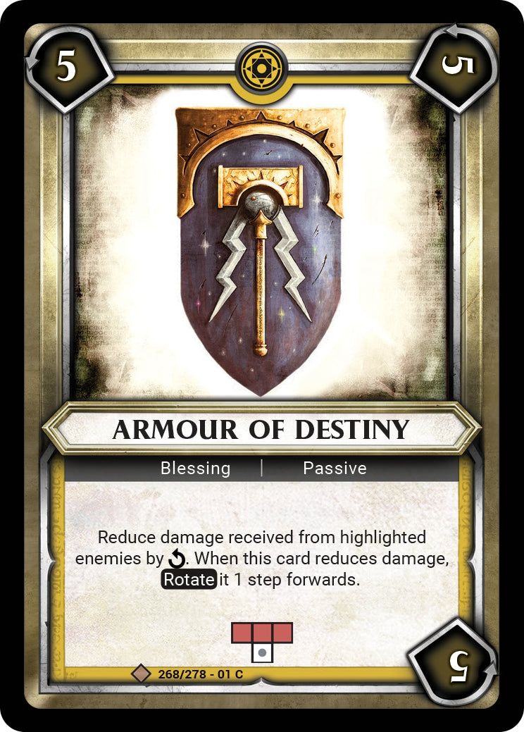 Armour of Destiny (Unclaimed) (WHAOSC) - Warhammer Age of Sigmar Champions TCG Single