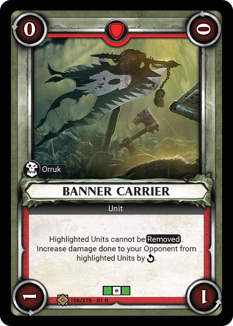 Banner Carrier (Claimed) (WHAOSC) - Warhammer Age of Sigmar Champions TCG Single