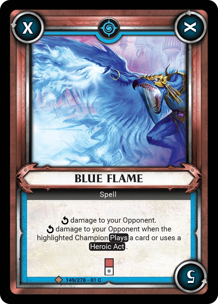 Blue Flame (Claimed) (WHAOSC) - Warhammer Age of Sigmar Champions TCG Single