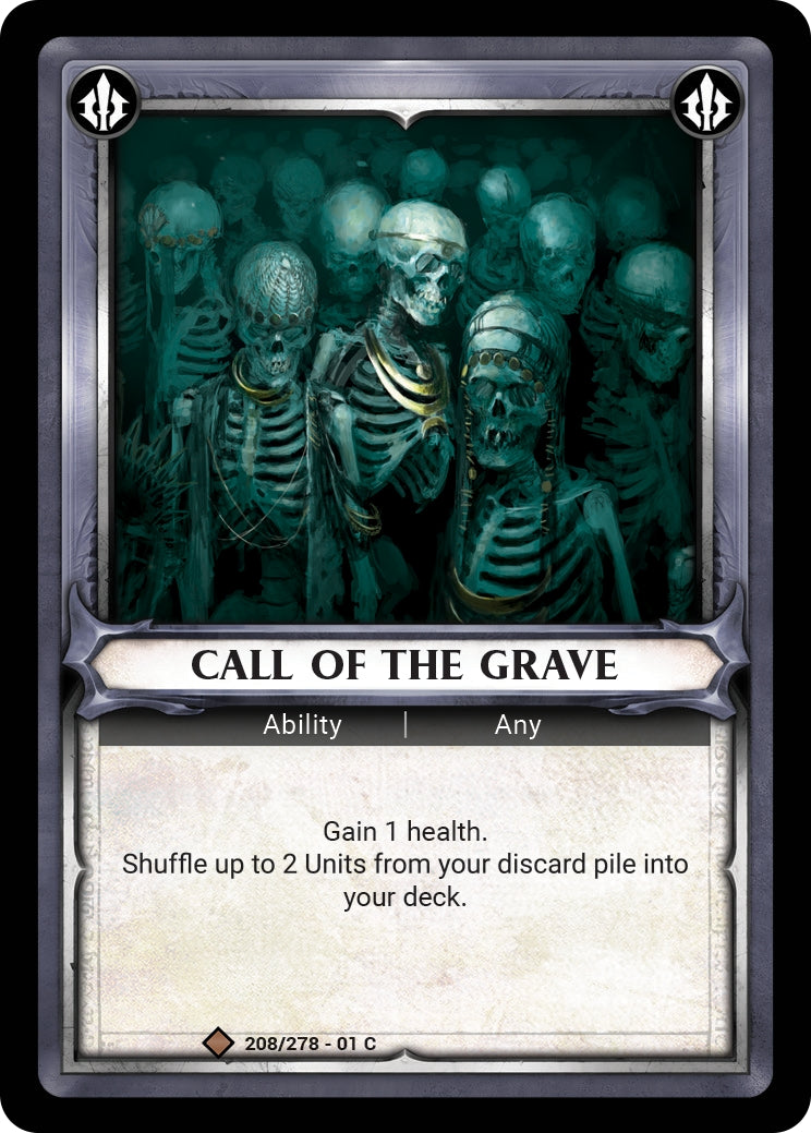Call of the Grave (Unclaimed) (WHAOSC) - Warhammer Age of Sigmar Champions TCG Single