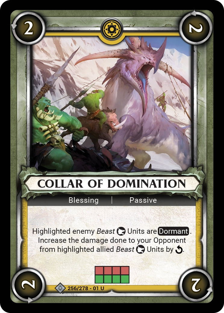 Collar of Domination (Unclaimed) (WHAOSC) - Warhammer Age of Sigmar Champions TCG Single