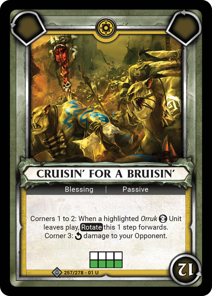 Cruisin’ for a Bruisin’ (Unclaimed) (WHAOSC) - Warhammer Age of Sigmar Champions TCG Single