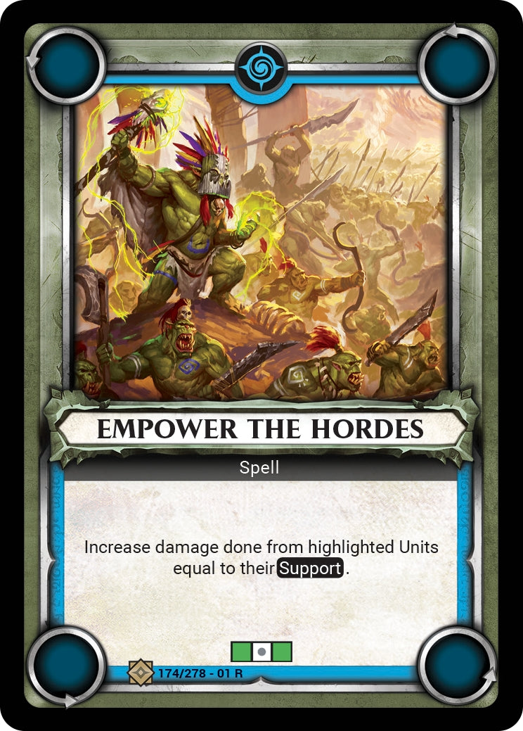 Empower the Hordes (Unclaimed) (WHAOSC) - Warhammer Age of Sigmar Champions TCG Single