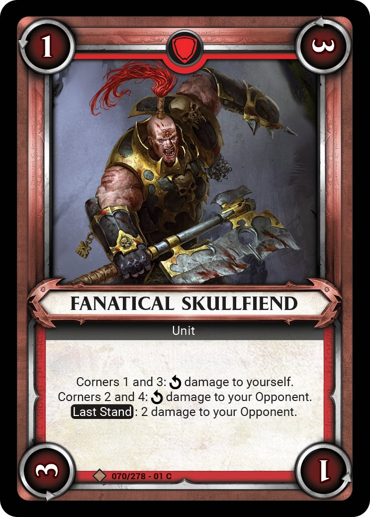 Fanatical Skullfiend (Unclaimed) (WHAOSC) - Warhammer Age of Sigmar Champions TCG Single