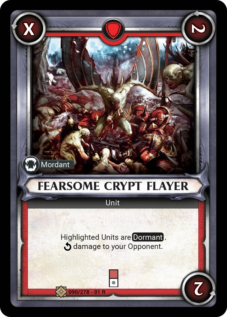 Fearsome Crypt Flayer (Claimed) (WHAOSC) - Warhammer Age of Sigmar Champions TCG Single
