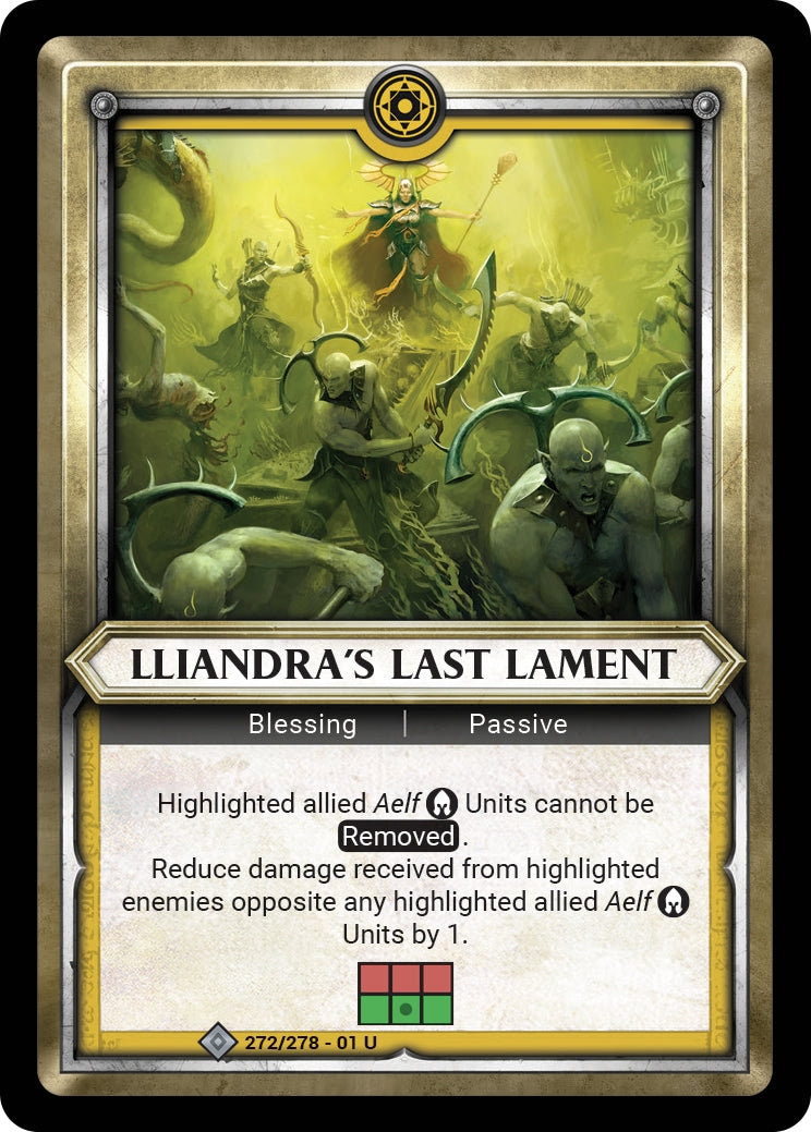 Lliandra’s Last Lament (Claimed) (WHAOSC) - Warhammer Age of Sigmar Champions TCG Single