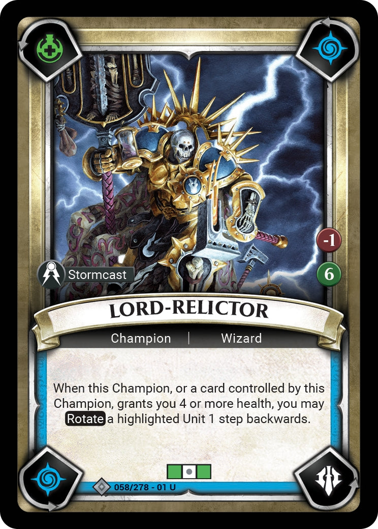 Lord-Relictor (Unclaimed) (WHAOSC) - Warhammer Age of Sigmar Champions TCG Single