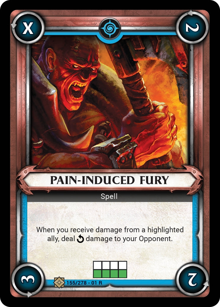 Pain-Induced Fury (Claimed) (WHAOSC) - Warhammer Age of Sigmar Champions TCG Single