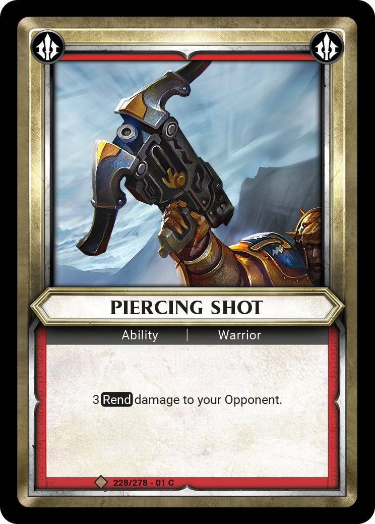 Piercing Shot (Claimed) (WHAOSC) - Warhammer Age of Sigmar Champions TCG Single