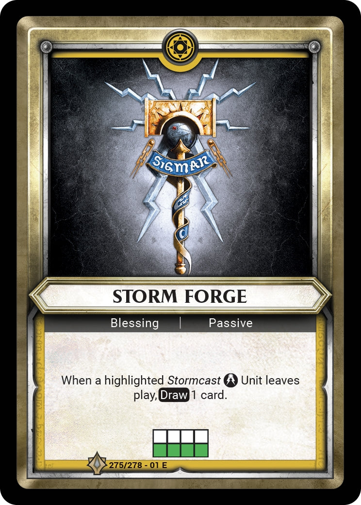 Storm Forge (Claimed) (WHAOSC) - Warhammer Age of Sigmar Champions TCG Single