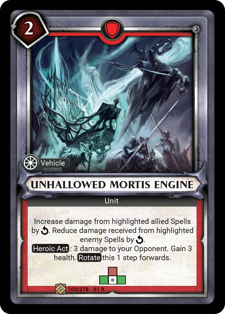 Unhallowed Mortis Engine (Unclaimed) (WHAOSC) - Warhammer Age of Sigmar Champions TCG Single