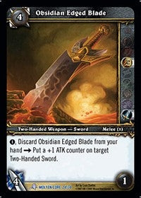 Obsidian Edged Blade - WoW Single