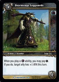 Stormrage Legguards - WoW Single