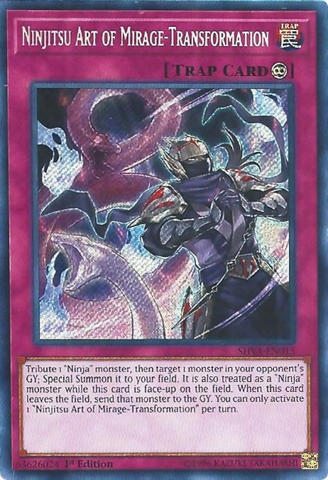 Ninjitsu Art of Mirage-Transformation (15) (SHVA) - YuGiOh Single