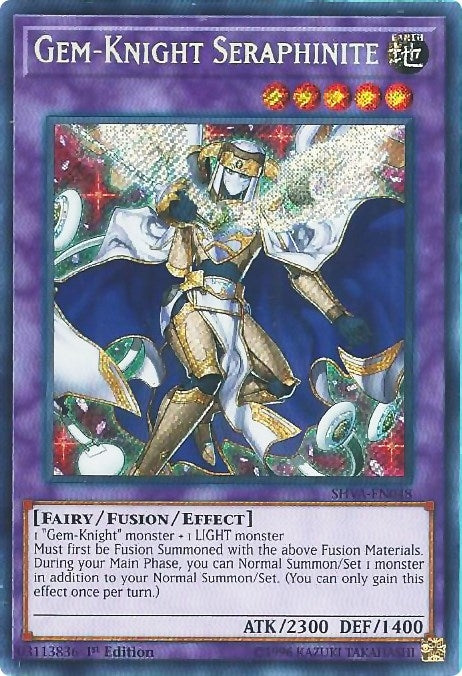 Gem-Knight Seraphinite (48) (SHVA) - YuGiOh Single