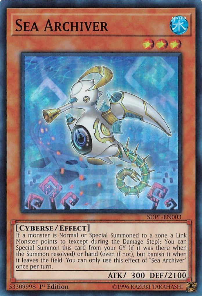 Sea Archiver (3) (SDPL) - YuGiOh Single